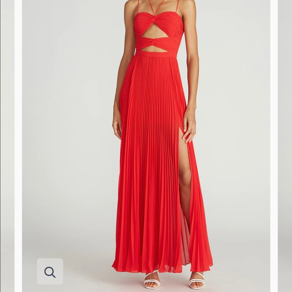 AMUR Red Cutout Dress